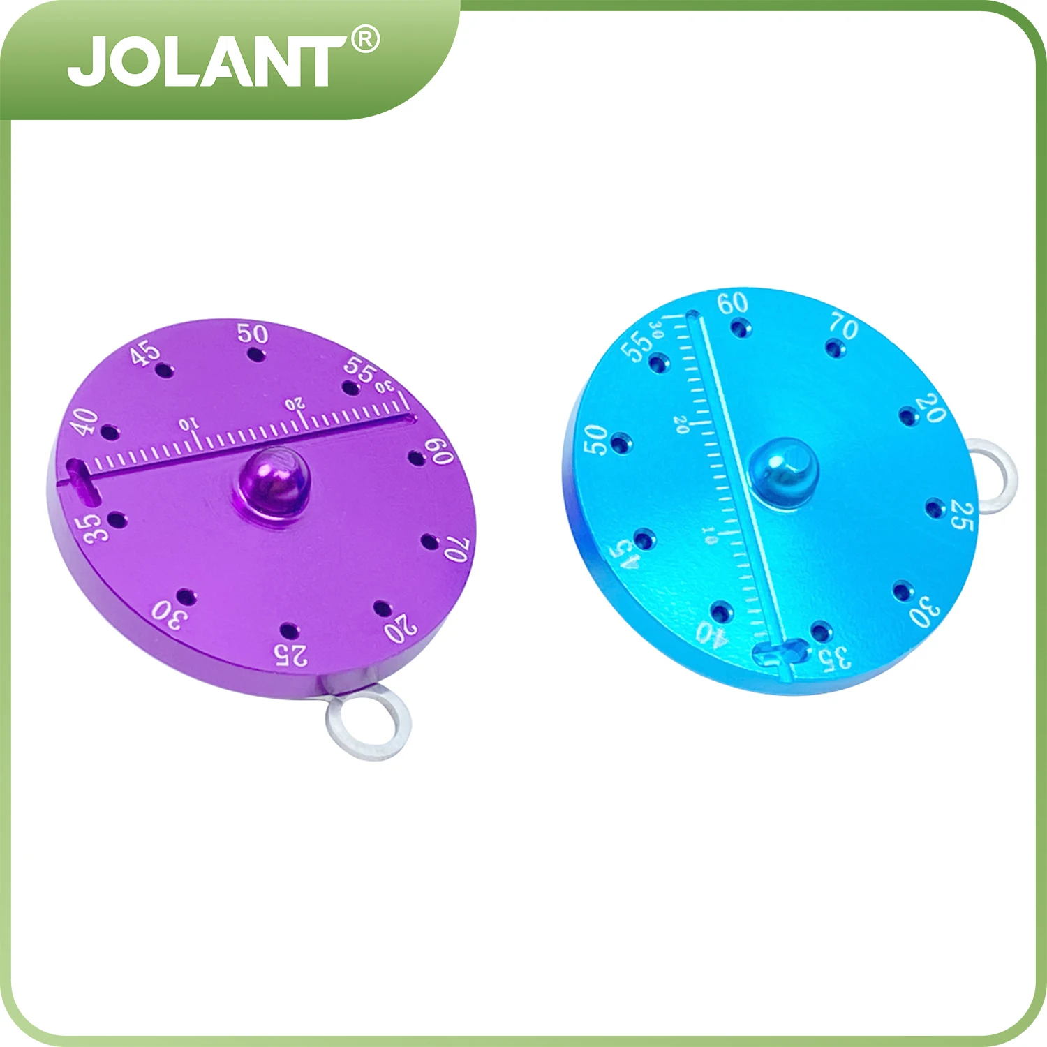 JOLANT Dental Endodontic Gutta Percha Points Gauge Cutter with Measure Scale Round Aluminum Endo Ruler Dentistry Tools