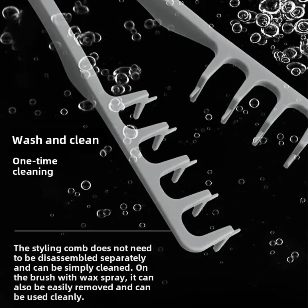 Peigne de coiffure volumisant à dents larges, outils de coiffure, Texture moelleuse pour hommes, idéal pour tous les Types de cheveux, outils de coiffure, 1/2 pièces