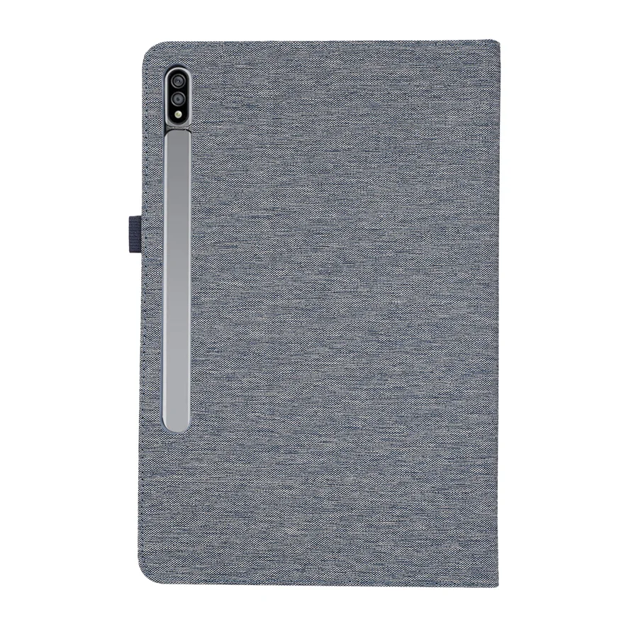 Fabric Flip Stand Case For Samsung Galaxy Tab S10 S9 S7 FE S8 A9 Plus 12.4 A8 A7 Lite S6 Lite TPU Protective Shell Back Cover