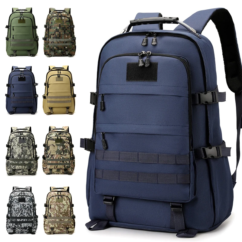 Large Capacity Lightweight Outdoor Backpack with Multiple Compartments, Unisex Hiking Daypack for Men Women Travel Camping
