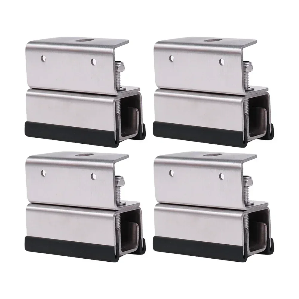 4pcs Van Roof Rack Mount Kits For PROMASTER For Boxer For DUCATO For JUMPER Stainless Steel RVs Photovoltaic Brackets Roof Rack