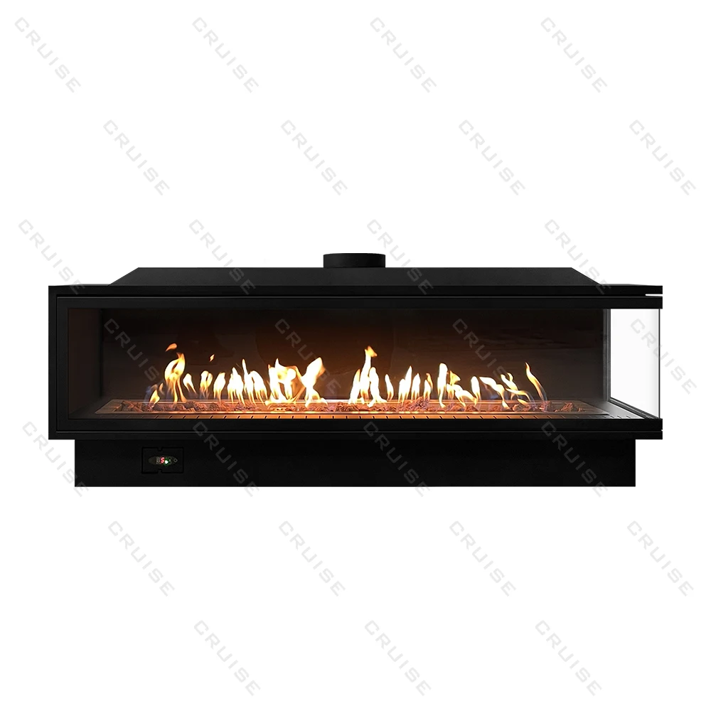 Intelligent Remote Control Insert Remote Control Chimney Inbuilt Natural Indoor Natural Gas Fireplace