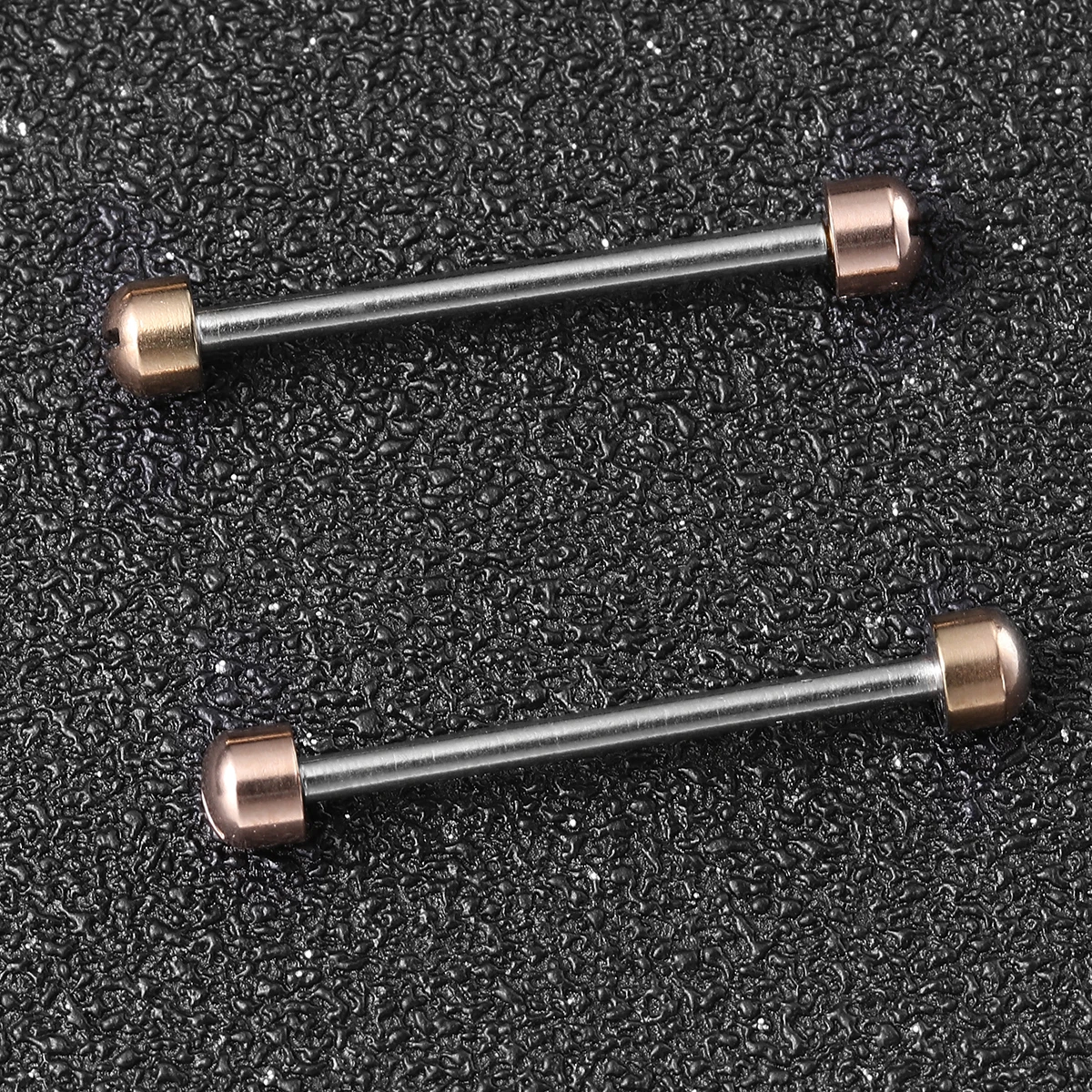 

2Pcs Watch Screw Rods Strap Link Rod Repair Tools 20Mm Inner Diameter Rose Gold Sturdy for Watchmakers Jewelers
