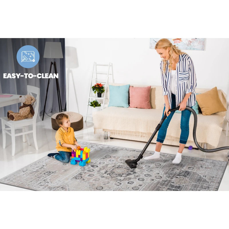 나르 파야스 컬렉션 6X9 크림 / 베이지 / 메달리온 러그