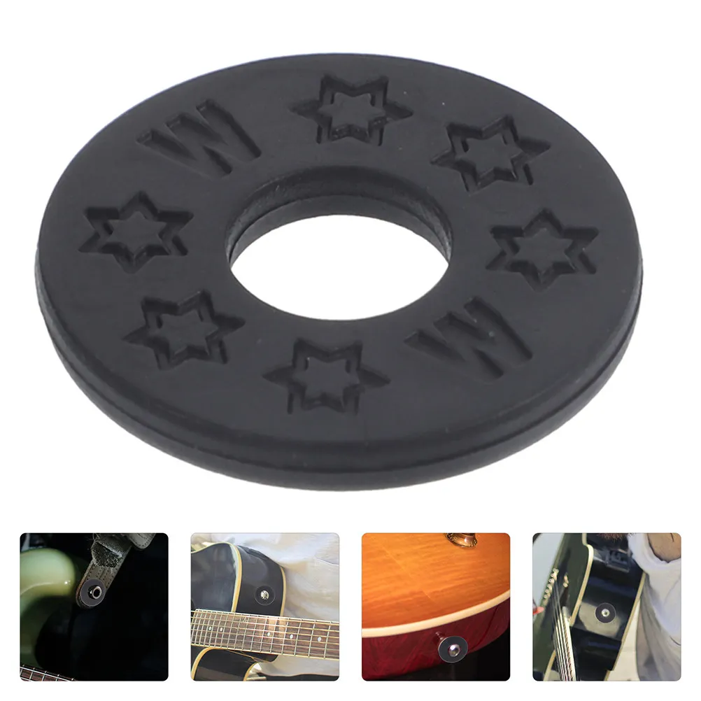 

8Pcs Guitar Strap Locks Silicone Washers Stable Performance Strap Locks for Electric Acoustic Bass Guitar Protectors Accessories