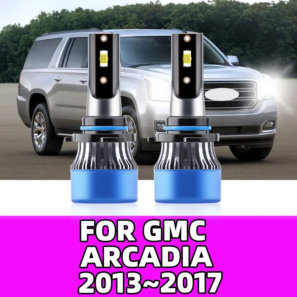 110W 15000LM Turbo High Power LED Car Headlights 9012 HIR2 Auto Headlamps 12V CSP 3570 For GMC Arcadia 2013 2014 2015 2016 2017