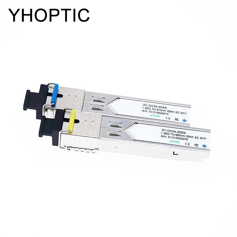 SC SFP Media Connector, optical fiber module, gigabit, gigabit, switch 1310/1550nm, with Cisco/MikroTik Gigabit