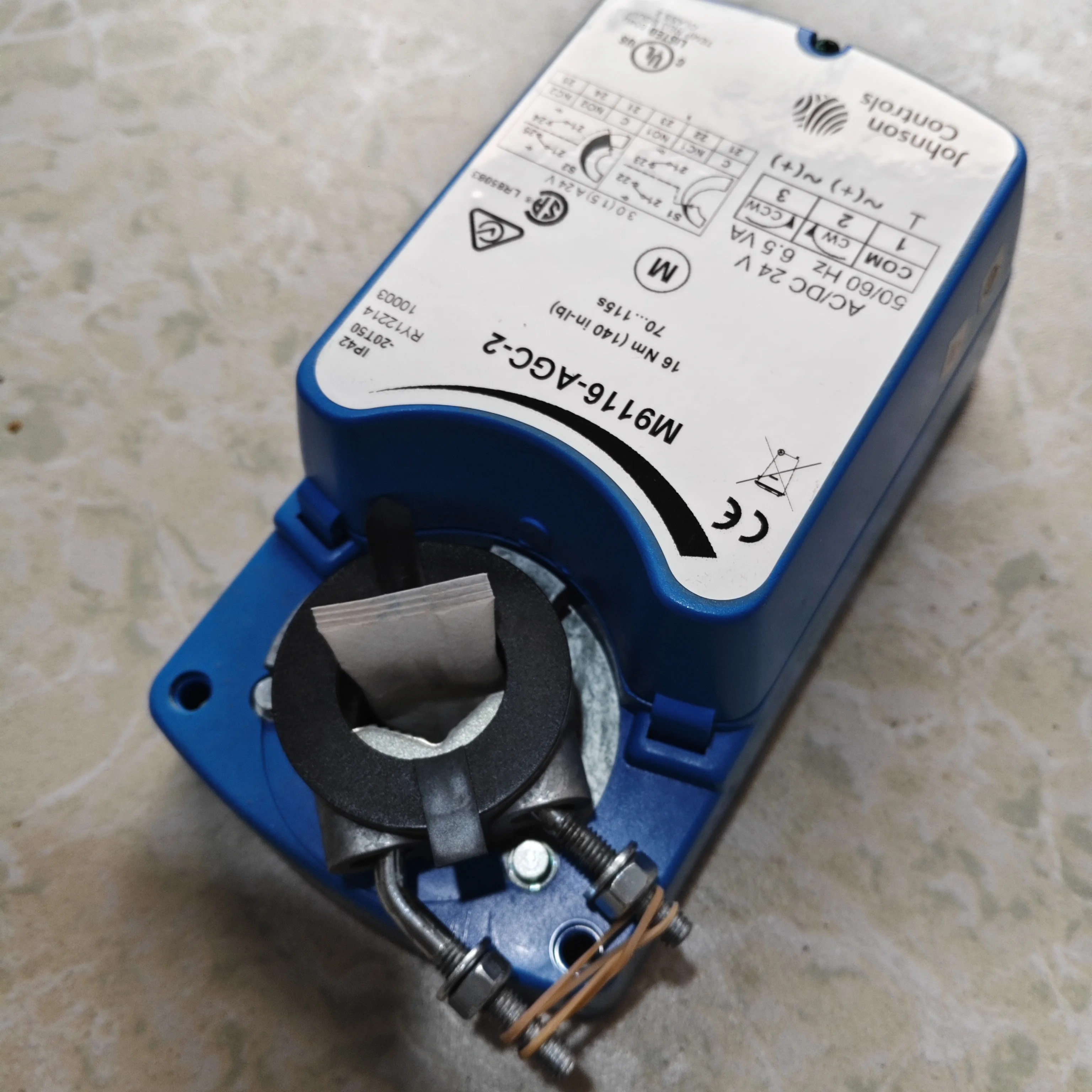 

Новый привод заслонки Johnson Controls M9116-AGC-2
