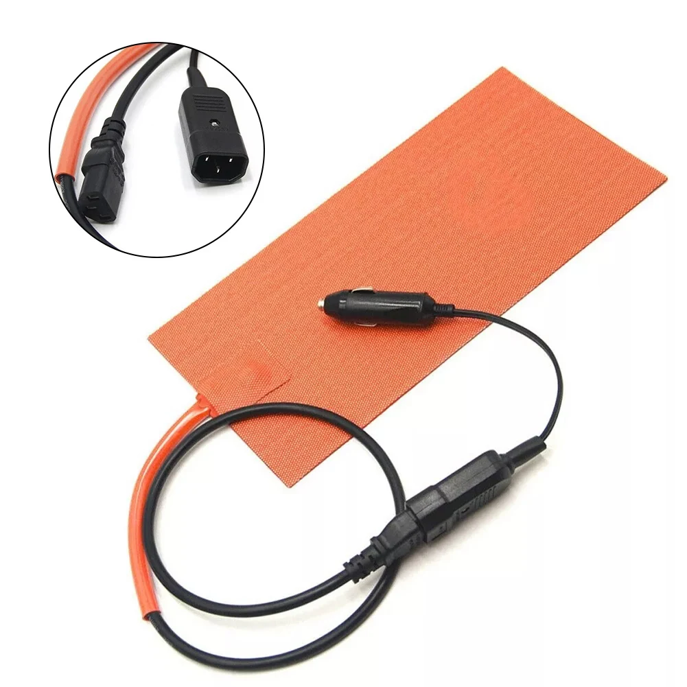 Outdoor Events Silicone Heating Pad Safe Temperature Control Mat Electric Heating Pad 152mm X 304mm Versatile Power Source