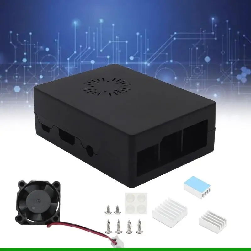 

U55C ABS Cooling Fean корпус Forraspberrypi 3b 3b+ защитник материнской платы