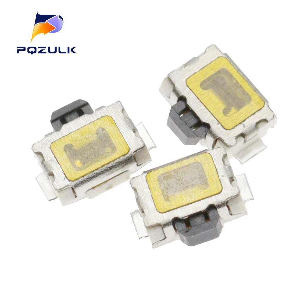 50PCS 3X4X1.4MM Waterproof Tact Switch Side Press 2Pin 3*4mm Micro SwitchSMD/SMT Vertical With Column With Fixed