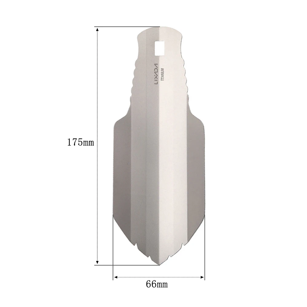 Титановая садовая ручная Лопата Lixada, уличная лопатка для кемпинга, пешего туризма, лопатка для выживания, лопатка для кемпинга, инструмент для