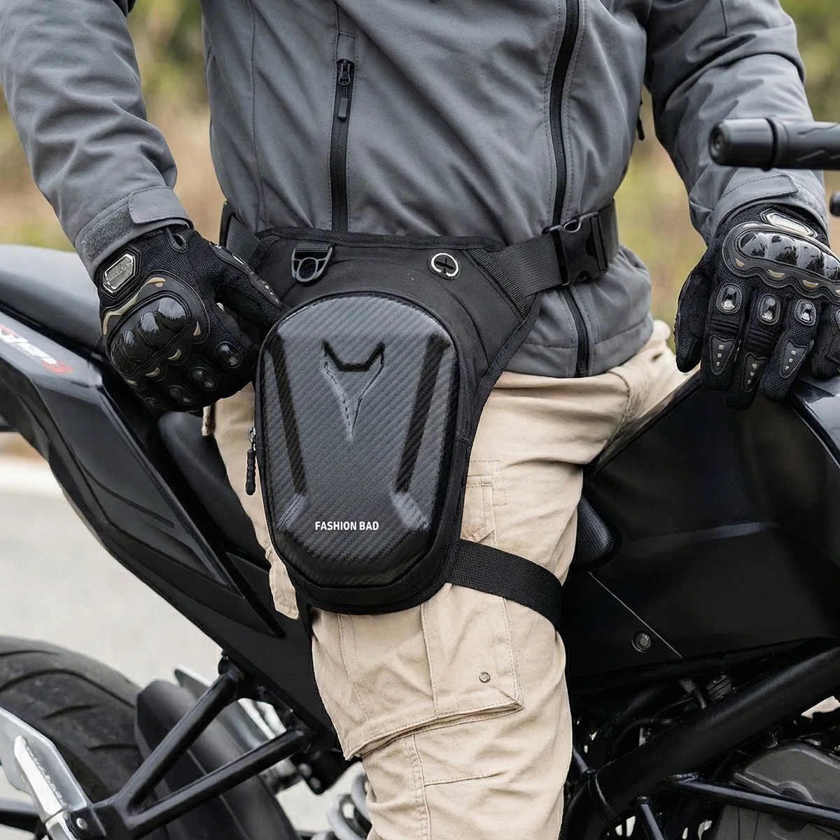 

Cycling leg bag men's leggings waist bag motorcycle equipment motorcycle diagonal cross bag anti splash outdoor tactical bag