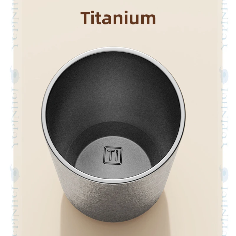 Thermal Mug Double Wall Titanium Coated Vacuum Flask Thermos Mini Tumbler Insulated Travel Portable Cup Water Bottle termo Titan