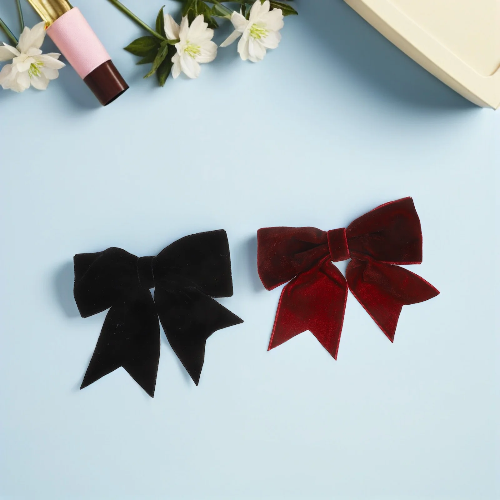 

4 Pcs Bow Tiehair Clips Butterfly Style Mini Barrettes Women's Hairpin Claw Bangs on Headdress