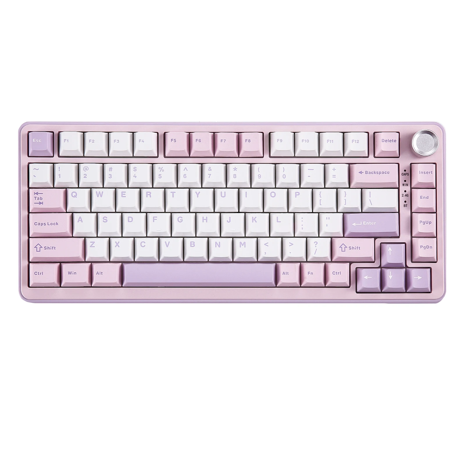 Yunzii-ワイヤレスメカニカルゲーミングキーボード,b75 pro,パープル