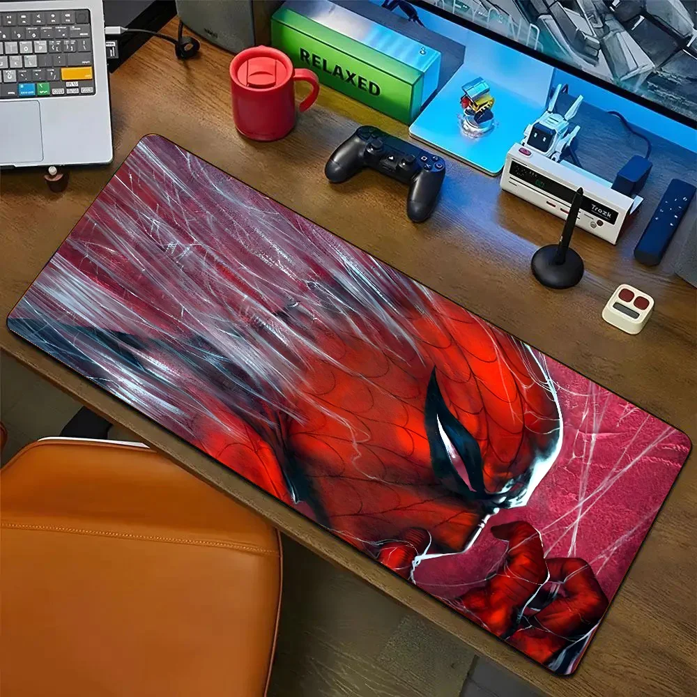 1pc Hot SpiderMans Watercolors Non-slip Mouse Pad Suitable For Office Computers Laptops E-sports Game Desk Mats XXL Keyboard