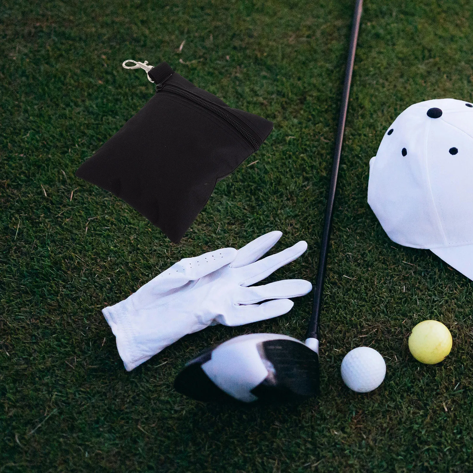 

4Pcs Golf Accessories Bag Compact Utility Pouch Ball Tee Storage Organizer Stylish Design Golf Organizer for Garage