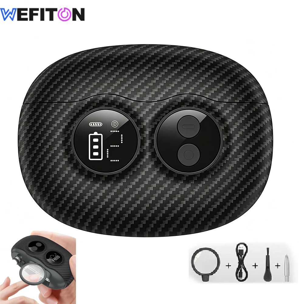 3-in-1 Electric Nail Trimmer Kit – Interchangeable Heads, Built-in Magnifier,Dual Polishing Modes, LCD, Debris Tray for All Ages