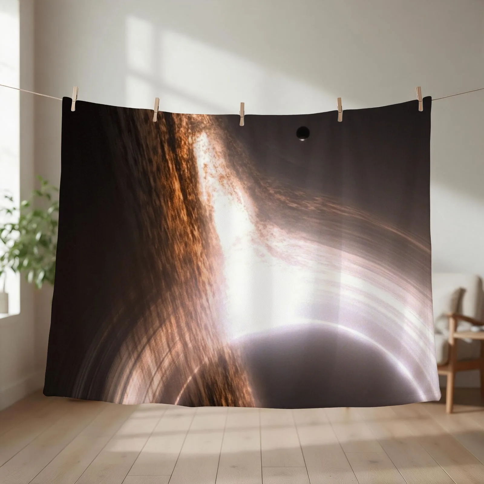 Interstellar Gargantua Black Hole Throw Blanket Thin Multi-Purpose Blankets For Baby Sofa Quilt Blankets