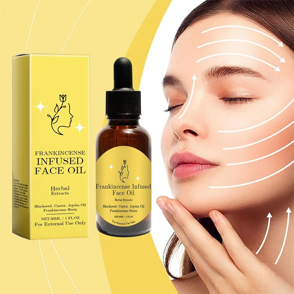 Frankincense Wood Essence Essential Oil Facial Moisturizing Skin Care Vitamin C Face Serum Whitening Anti-aging SkinCare 30ml