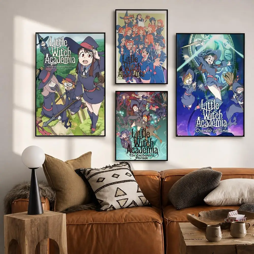 L-Little W-Witch A-Academia Poster HD Wall Art Print for Bedroom Living Room Office Bar Modern Aesthetic Home Decor