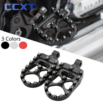 Motocyklowe szerokie podnóżki CNC 360 °   Obrotowe podnóżki do Harley Dyna Fat Bob Softail Sportster Street Bob Motocross Universal