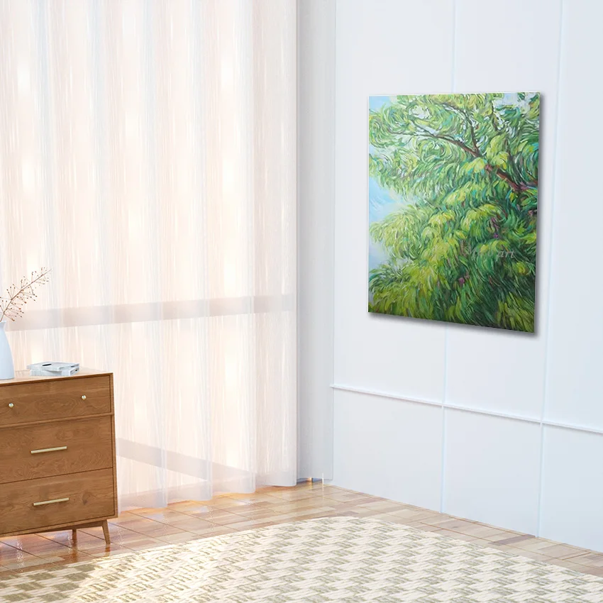 

Картина на холсте: Абстрактные растительные мотивы, без рамы, масляная живопись, современное искусство, текстурированный акрил, пейзаж, настенная картина