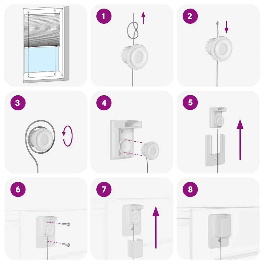 متجر Plissé Blanc 65X100 سم كبير Du Tissu 64,4 سم بوليستر