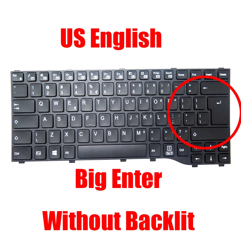 F US English JP JA Japanese Laptop Keyboard For Fujitsu For