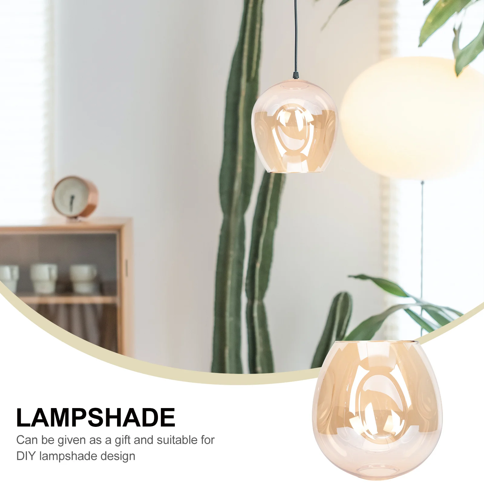 

Glass Lampshade Durable Versatile for Table Floor Bedside Wall Lamp Accessory Glass Lampshade Light Cover