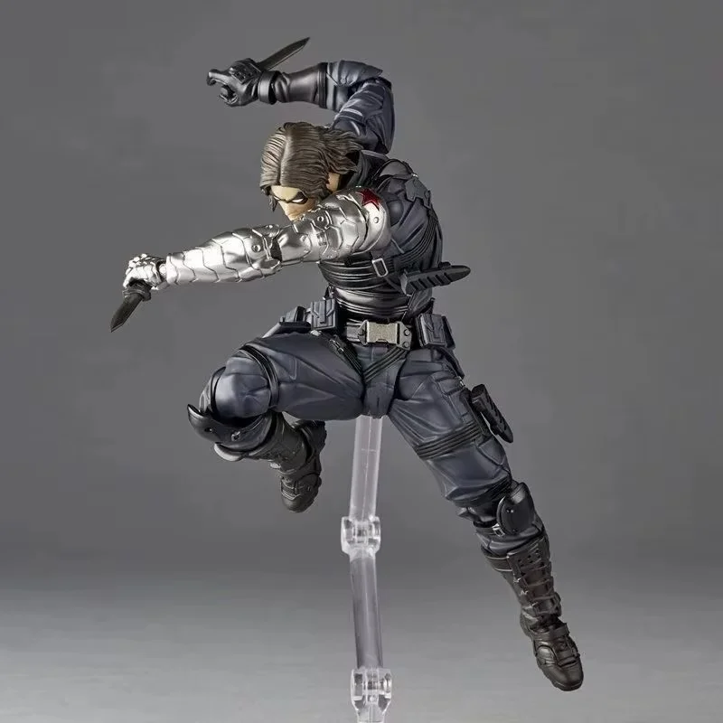 New Kaiyodo Revolving Technology Marvel Yamaguchi Style Marvel Winter Soldier Winter Soldier Figure Collection Toys Gifts