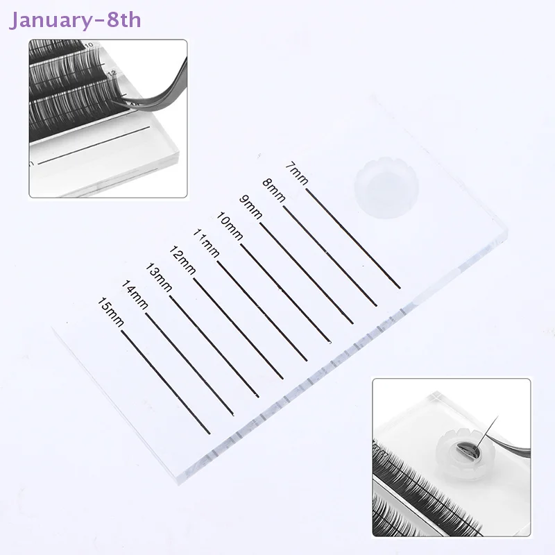 7-14mm, 8-15mm Wimpern Halter Pad Einzelne Wimpern Tablet Make-Up Werkzeug Palette Wimpern Pad Lash Verlängerung kleber Palette Halter Karte