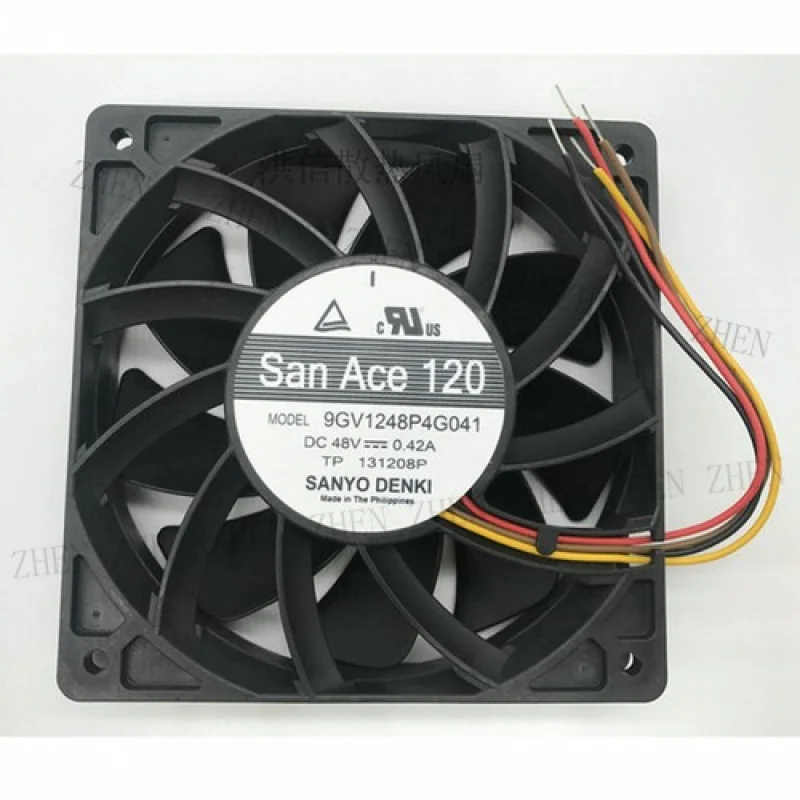 y-1-個-新品-sanyo-san-ace120-9gv1248p4g041-dc-48v-042a-4-線式サーバーファン--qw。