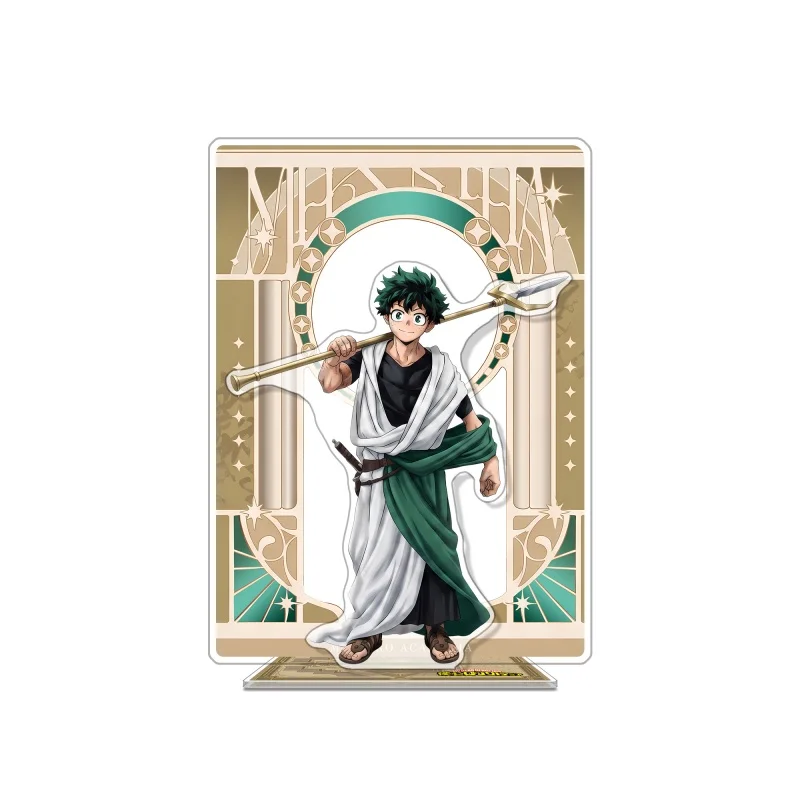 My Hero Academia Double Insert Acrylic Stand Keychain 2026 New Izuku Midoriya Katsuki Bakugo Shoto Todoroki Shota Aizawa