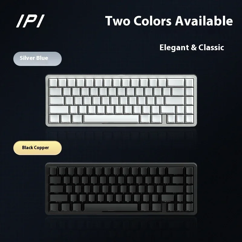 Ipi Rain65 M Pro II لوحة مفاتيح من سبائك الألومنيوم ذات محور مغناطيسي باستخدام الحاسب الآلي مع أغطية مفاتيح محفورة جانبية Pbt ودقة Rt0.01 #4