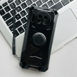 Finger Magnetic Ring Case for Oukitel WP19 Case Black Silicone TPU Cover for Oukitel WP19