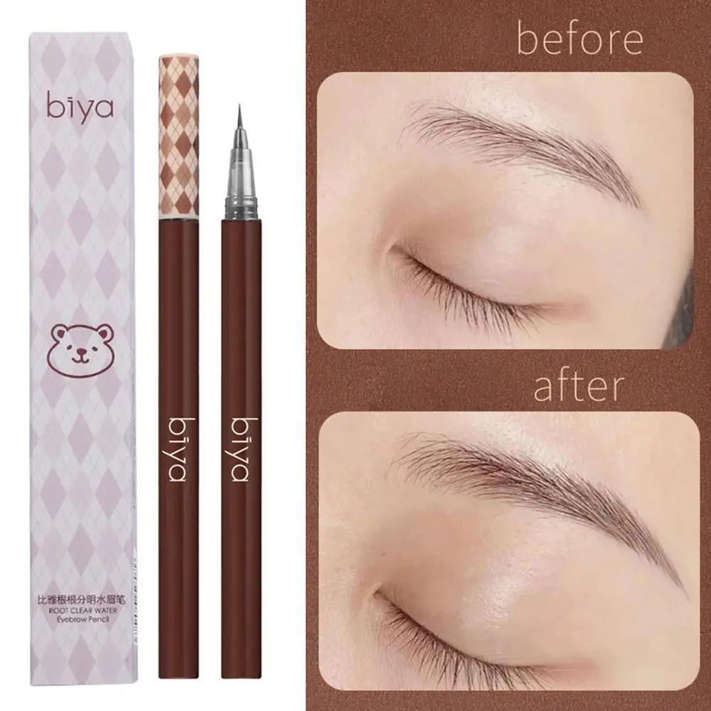 2PCS 0.01MM Ultra Thin Head Long Lasting Waterproof Makeup Tools Water Liquid Eyebrow Pencil Eyeliner Eyebrow Tattoo Pen