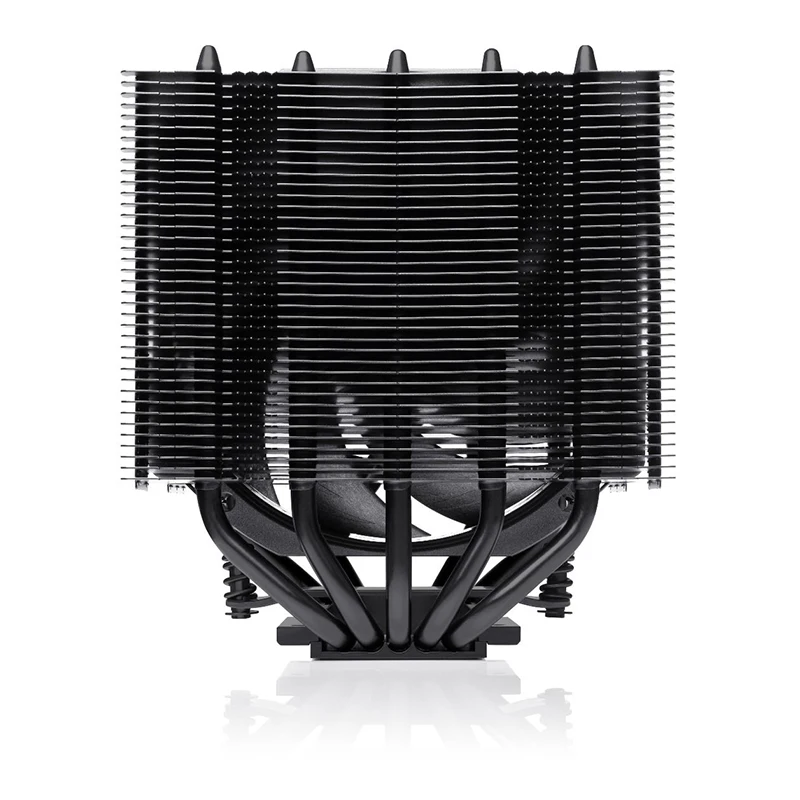 Noctua NH-D12L Chromax.black Computer Case CPU Cooler 5 Heat Pipes Low Height Dual Tower Radiator For LGA1851 1700 1200 115X AM5