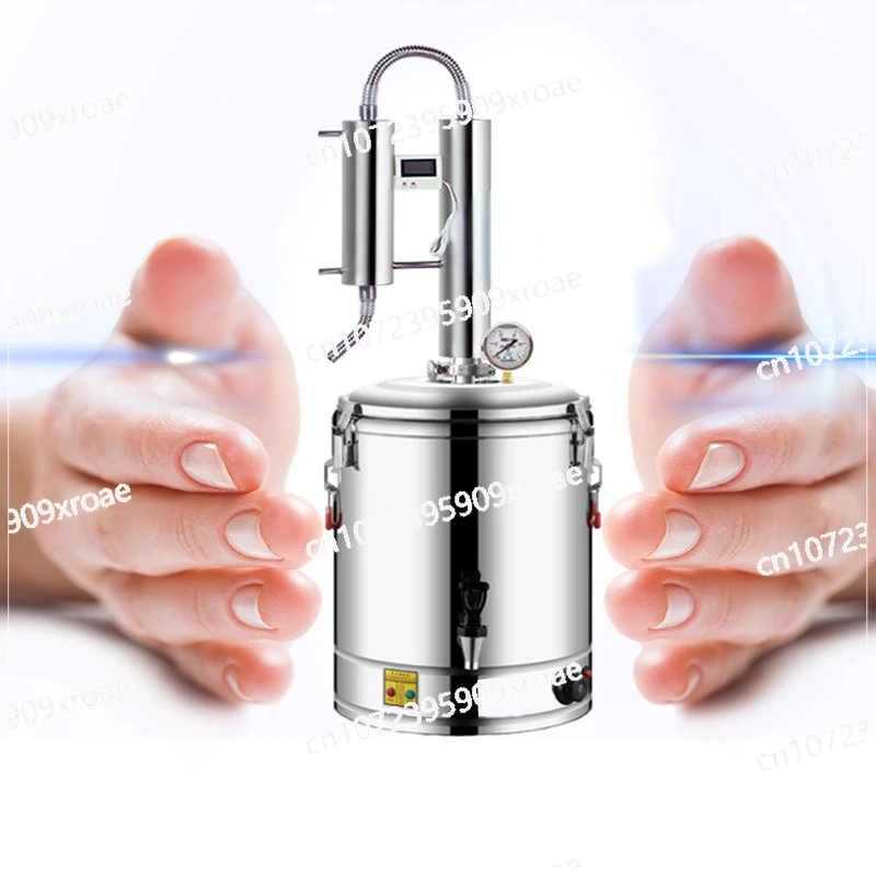 220V 30L／50L Small Wine Distiller Essential Oil Extractor Vodka Brewing Equipment  Machine Pure Dew Distillation