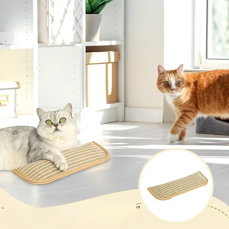 Multifunctional Cat Scratcher Board Wear Resistant No Dust Teething Toy Furniture Protector Kitten Training Gift for Cat Lovers view 4