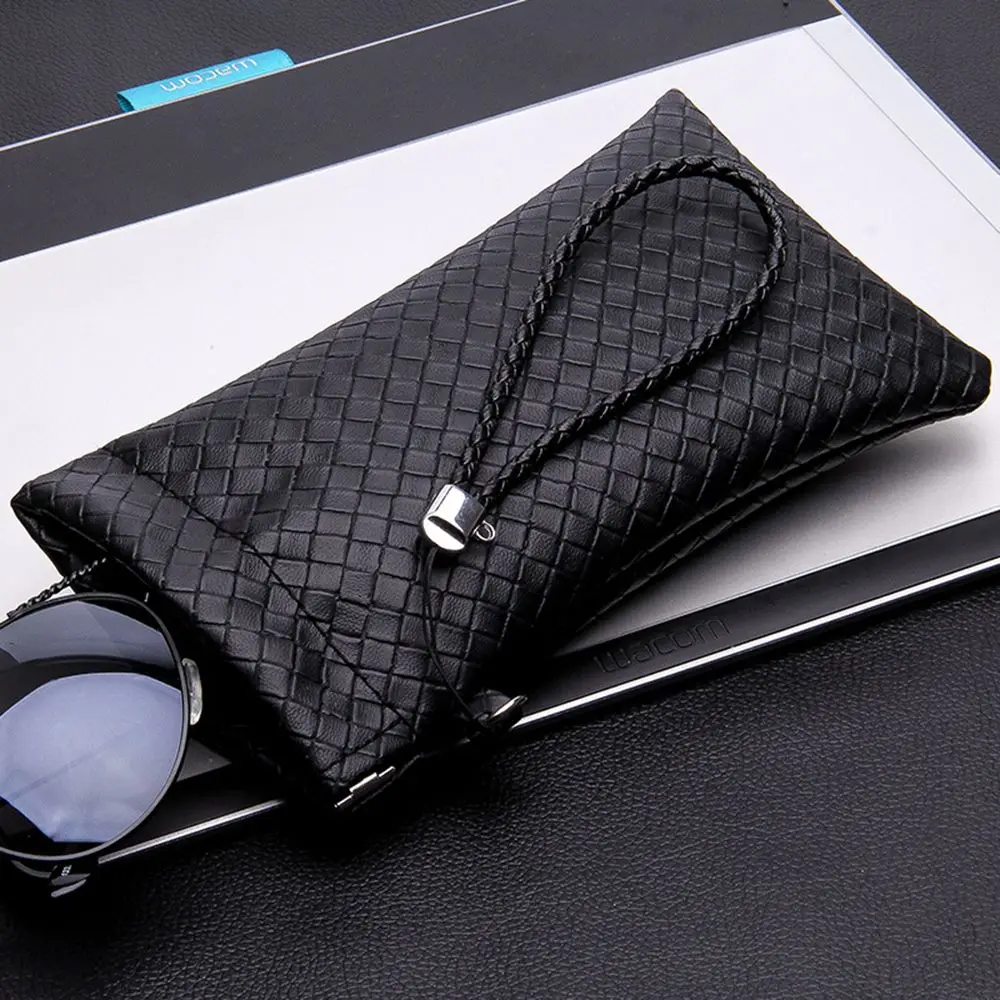 

Case Leather Reading Glasses Male Eyewear Cover PU Leather Glasses Case Eyewear Protector Sunglasses Pouch Eyewear Pouch