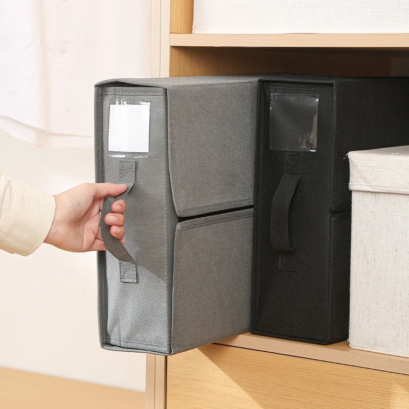 1 قطعة ملاءة سرير المنظمون تخزين صندوق قابل للطي لخزانة الكتان طقم سرير الحاويات لبطانية المعزي وسادة مكعب مع الفوز #1