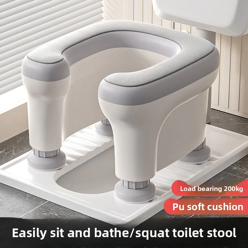 Elderly Household Portable Shower Bench Anti Slip Multifunctional Maternity Shower Chair Mobile Flushing Bathroom Chairs Stools