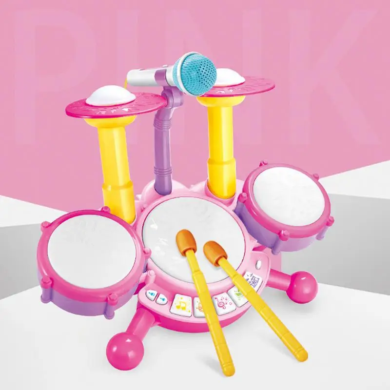 Toddler Drum Set Kids Drum Set Toddlers Musical Baby Educational Instruments Toys For Toddlers Girl Learning Activities Gifts