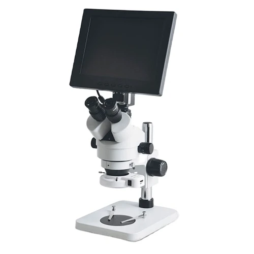 Jinuosh Objective 0.7-4.5x Trinocular Stereo Microscope With Camrea Display