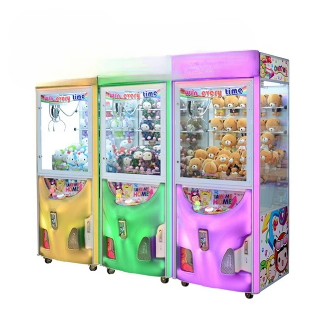 Factory Wholesale Coin Operated Prize Vending Claw Game Machine  Arcade Doll Gift Crane Toy Claw Game Machine Malaysia