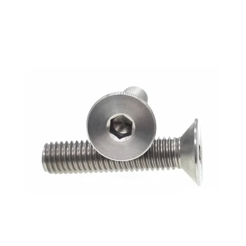 

M2 M2.5 M3 M4 M5 M6 TA2 Titanium Hexagon Socket Countersunk Head Cap Screws / A4 Equivalent Titanium Allen Bolts