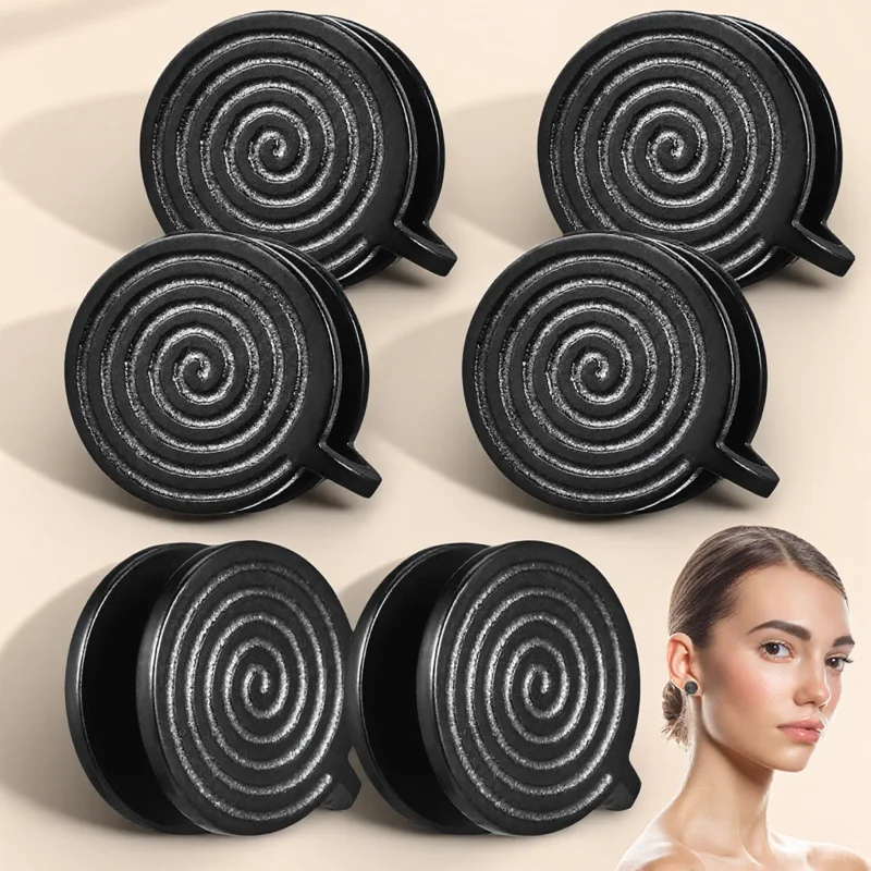 

No Piercing Creative Ear Clips Spiral Design Non Pierced Earrings For Women Fashion Lightweight Metal Clip On Ear Jewelry