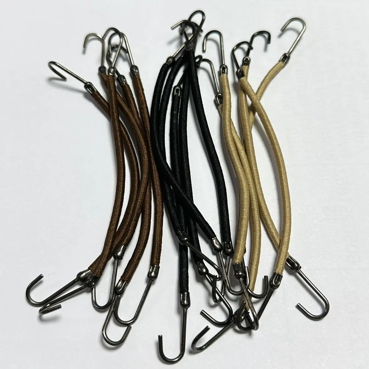 5PCS Ponytail Rubber Elastic Hook Hair Bands For Women Gum Hooks Hair Accessories Hair Ties Styling Tools Holder Bungee Bands